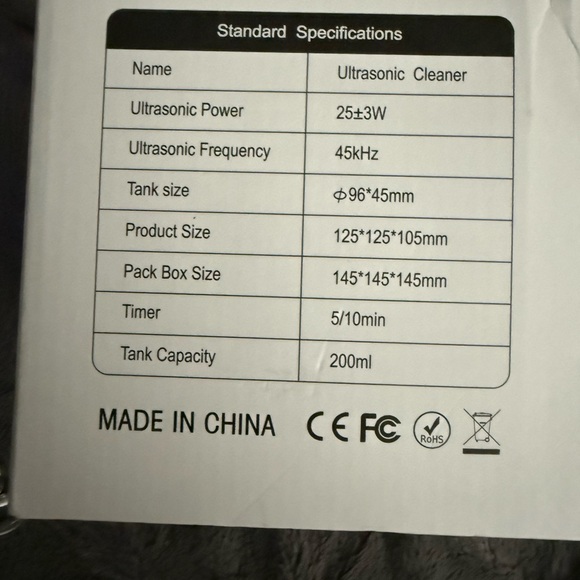 Ultrasonic Cleaner (NIB) - Picture 7 of 8